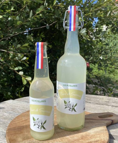 boisson petillante fermente au fleurs de sureau sans alcool