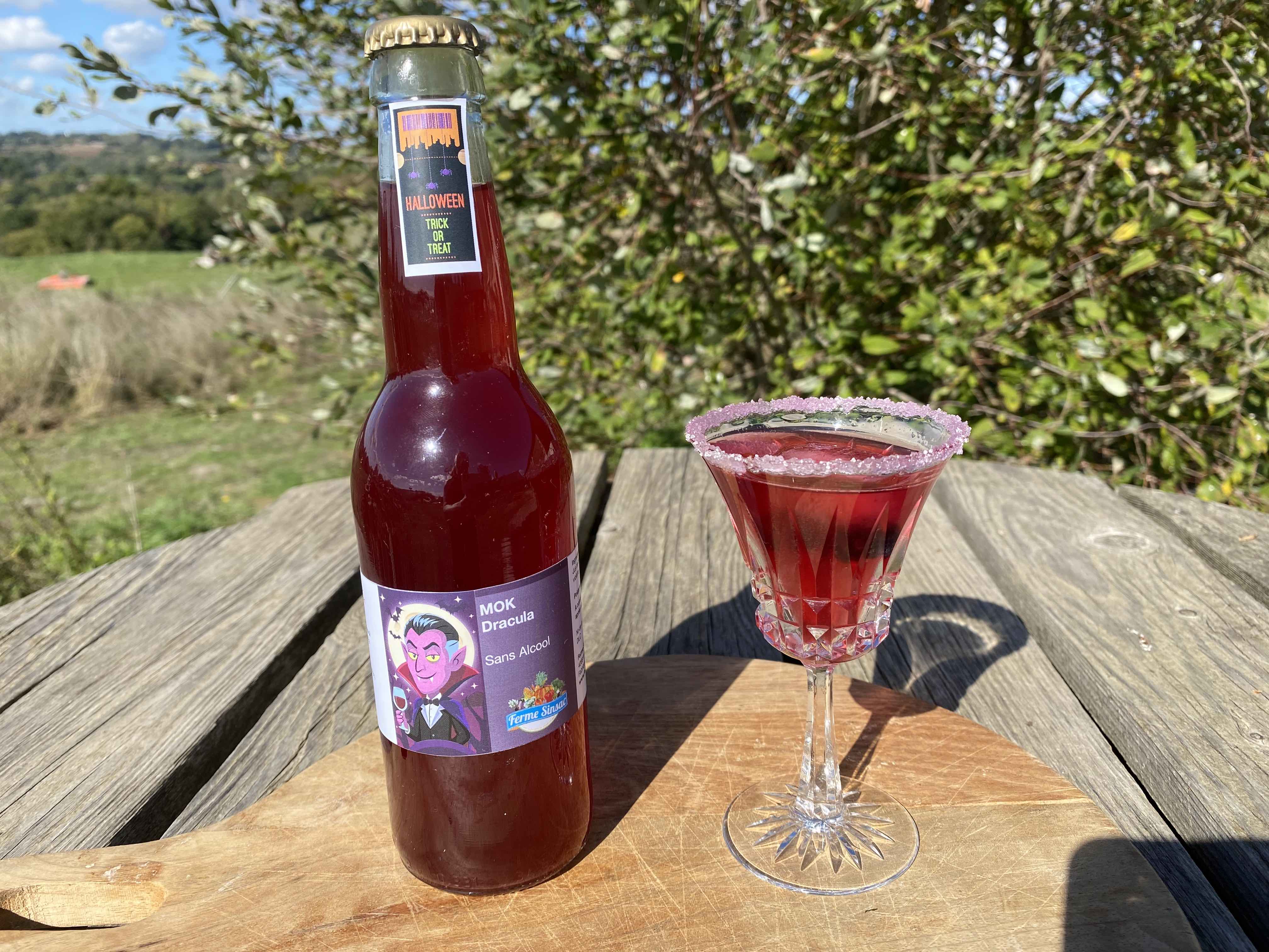 mocktail cassis pomme violette cocktail sans alcool